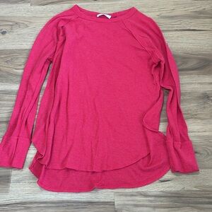 Vibrant Fuchsia Long Sleeve Top